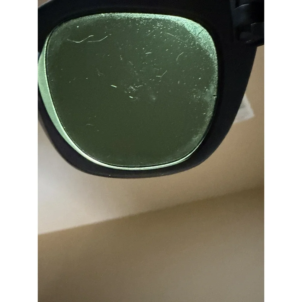 Toms Sydney Black Traveler Collection Sunglasses, Black / Green (Scuffs) #61